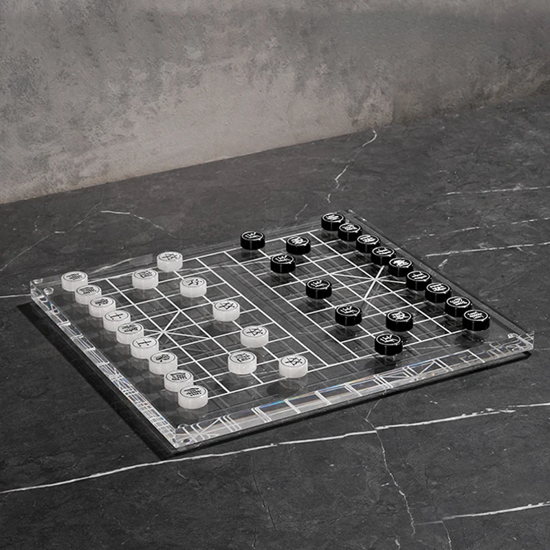 Modern Transparent Brettspielset
