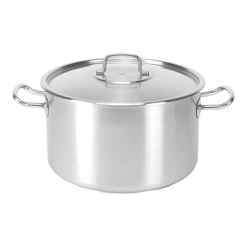 Srednji visoki lonec s pokrovom | Pujadas Inox Pro | Nerjavno jeklo 18/10 | Ø18 x V12 cm | 3 L