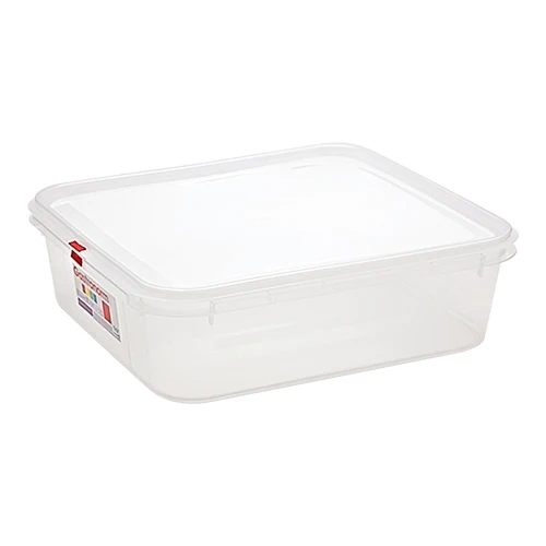 GN 2/3 posoda za živila z nepredušnim tesnilom | Great Plastic | Prozoren PP | 35.4 x 32.5 x H10 cm