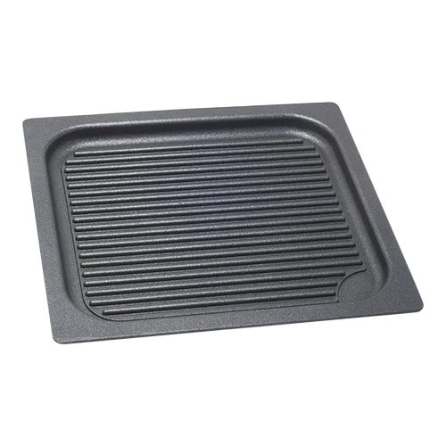 Neoprijemljiva žar plošča GN 2/3 iz litega aluminija | Risoli | 35.5 x 32.5 x H2.5 cm