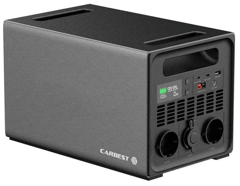 EnergyQube 800 - LiFePO4 Batterie mit BMS und Integrierter 1000 W Wechselrichter