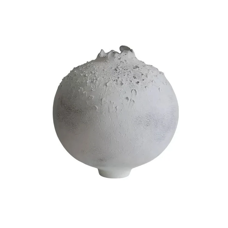Elegante Texturierte Dekorative Keramikvase