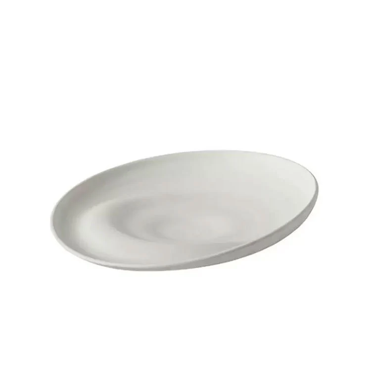 Elegante gebogene Servierplatte
