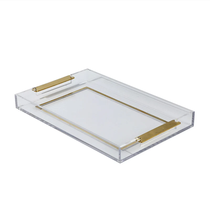 Elegantes Acryl Dekoratives Serviertablett