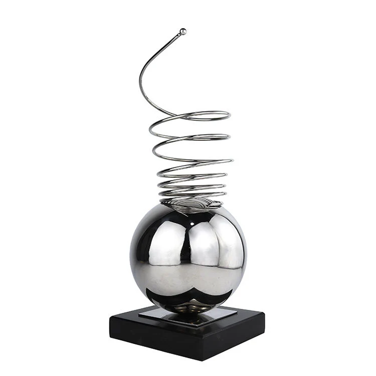 Elegante abstrakte Spiral Skulptur