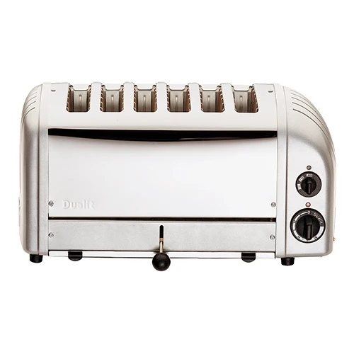 Dualit opekač kruha iz nerjavnega jekla s 6 režami | 3 cone | 3000 W | 46 x 21 x H22 cm