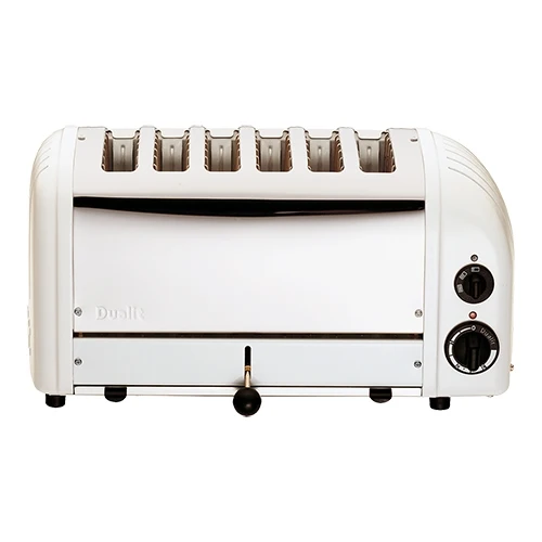 Opekač kruha s 6 režami | Dualit | belo nerjavno jeklo | 3,000 W | 46 x 21 x H22 cm