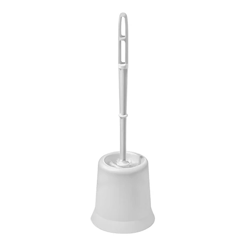 WC-krtača z držalom | Great Plastic | bel PP | 43 cm