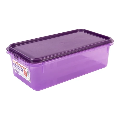 Great Plastic polipropilenska posoda za živila GN 1/3 | neprodušno tesnilo | vijolična | 4,3 L | H100 mm