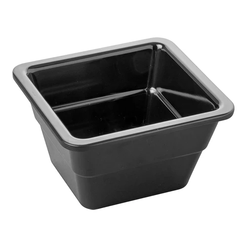 Pujadas črna melaminska gastronorm posoda GN 1/6 | 100 mm