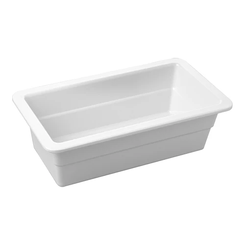 Melaminska gastronormska posoda GN 1/3 | Pujadas | Bela, globina 100 mm | 32.5 x 17.6 cm