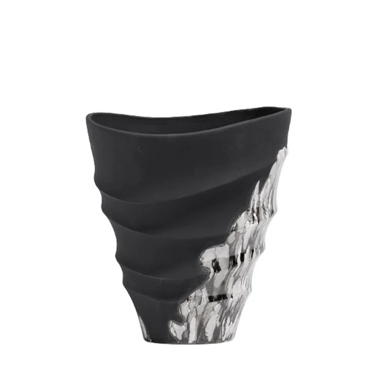 Zeitgenössische geometrische dekorative Vase