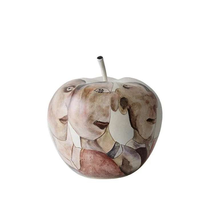 Künstlerische dekorative Apfelskulptur
