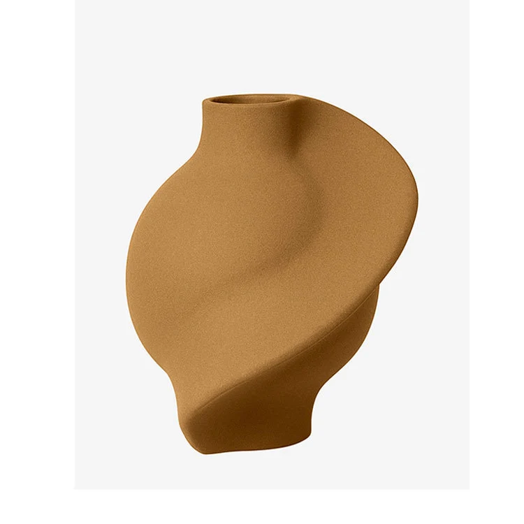 Künstlerische kurvenförmige dekorative Vase