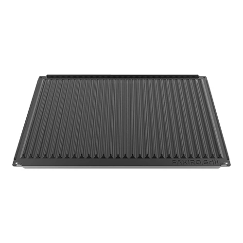 Rebrasta neoprijemljiva žar plošča GN 1/1 | Unox Fakiro | aluminij | 53 x 32,5 cm