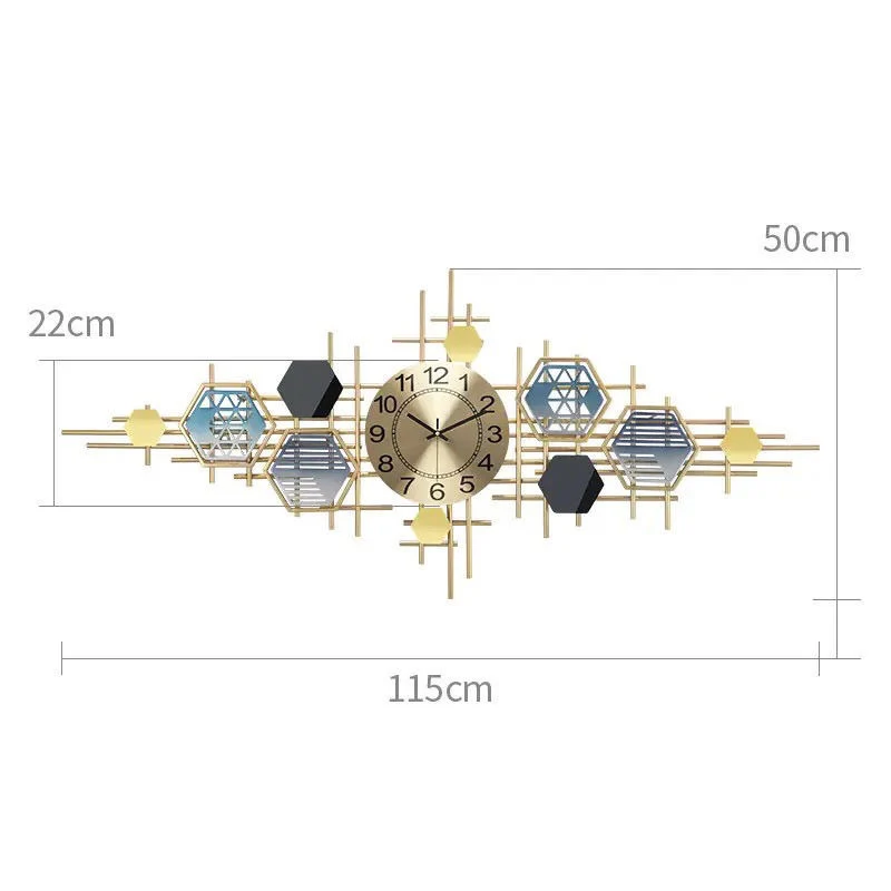 Geometrische Wanduhr Karnz