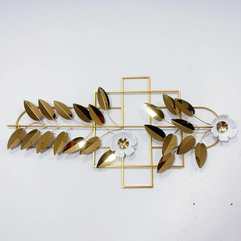 Elegante Botanische Wandkunstskulptur Karnz