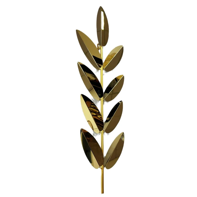 Dekorative Metallblatt-Wandskulptur Karnz