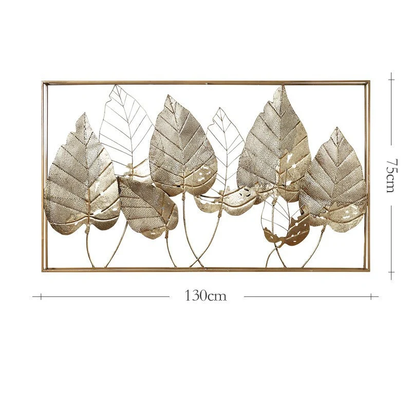 Dekorative Metallblatt-Wandkunstskulptur Karnz 1789208555