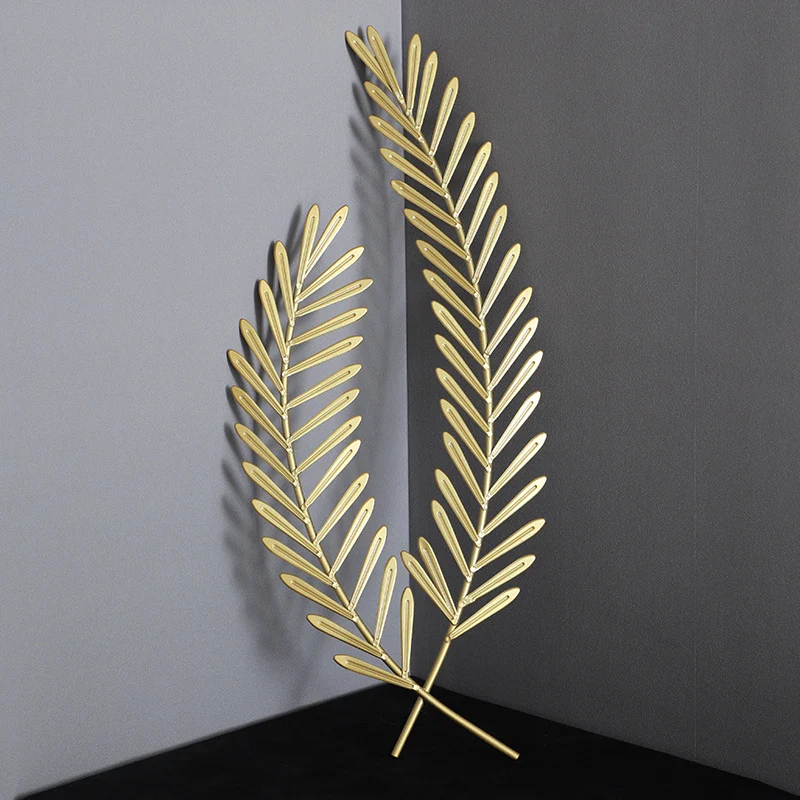 Dekorative Metalblattform Wandkunst Karnz