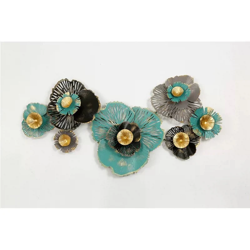 Künstlerische florale Metallwandskulptur Karnz 1789208526