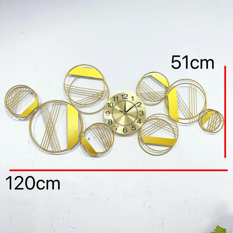 Abstrakte geometrische Wanduhr Kunst Karnz