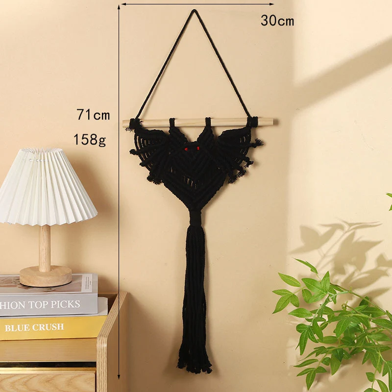 Ornamentale Makramee Wandbehang Karnz
