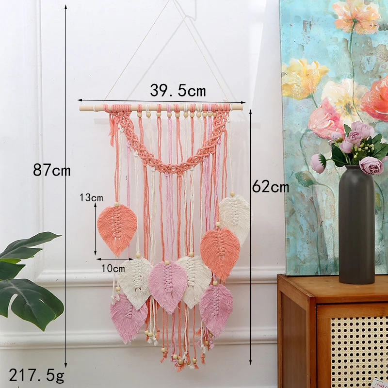 Macrame Wanddekoration Karnz