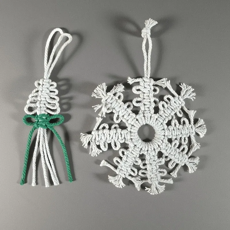 Dekorative Makramee- ornament Karnz
