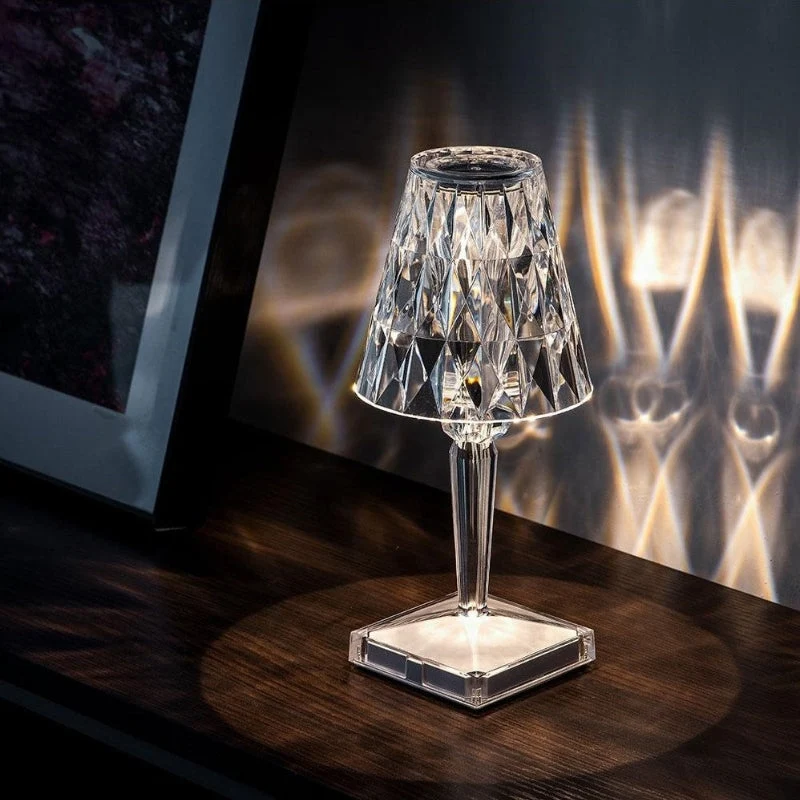 Kristall Tischlampe mit Touch-Steuerung - LumeCrystal | Karnz