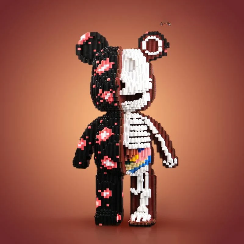 Karnz | DIY Pixel Art Block Bärenfiguren – Kreatives Bauen & Sammlerausstellung