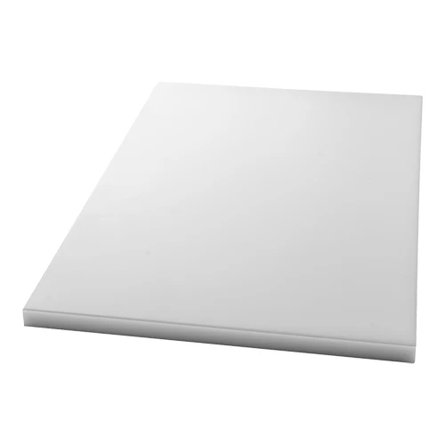 Bela rezalna deska iz HDPE za Modular Fun 650 65/040 | gladka na obeh straneh | 39 x 57 x 2 cm