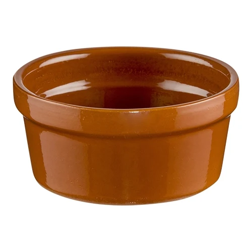 Okrogla keramična posodica ramekin, terakota | Regas | Ø8 x V4,2 cm | 0,115 L