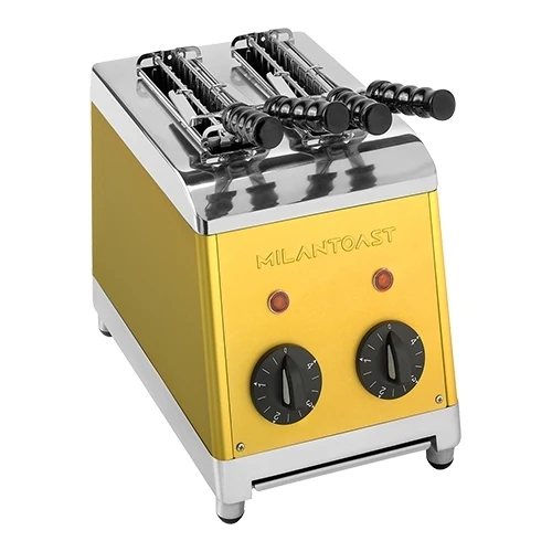 MilanToast opekač sendvičev z 2 kleščama | Nerjavno jeklo | 1370 W | 18 x 30 x H30 cm