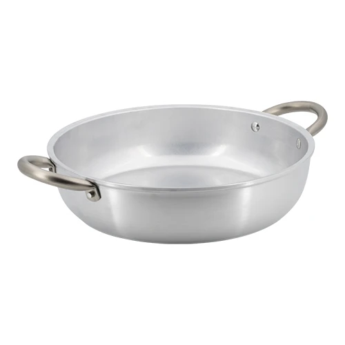 Aluminijasta ponev za dušenje z ročajem iz nerjavnega jekla | Accademia Mugnano Professione Cuoco 500 | Ø36 x H11.8 cm | 10.8 L