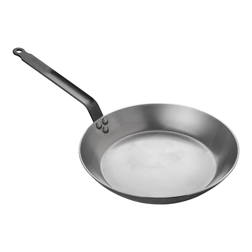 Ponev Lyonnaise iz ekstra debelega prešanega jekla Ø30 cm | de Buyer Carbone Plus