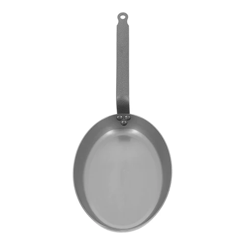 Ovalna ponev za ribe iz prešanega jekla | de Buyer Carbone Plus | 36 x 26 cm
