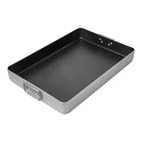 Aluminijast pekač z neoprijemljivim premazom | Pujadas | Premični stranski ročaji iz nerjavnega jekla | 50 x 35 x V7 cm | 10.8 L