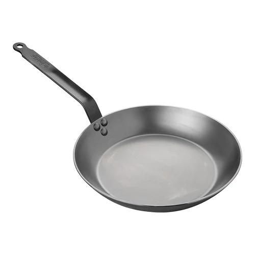 de Buyer Carbone Plus ekstra težka ponev Lyonnaise | prešano jeklo | Ø28 cm