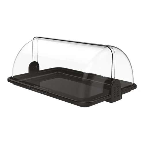 Buffet vitrina z rolo pokrovom s predelki | Biesse | polipropilen brez BPA | 46.5 x 31.5 x V19.5 cm