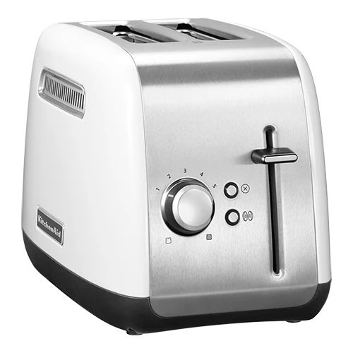 KitchenAid pop-up opekač kruha z 2 režama | Belo nerjaveče jeklo | 1.100 W