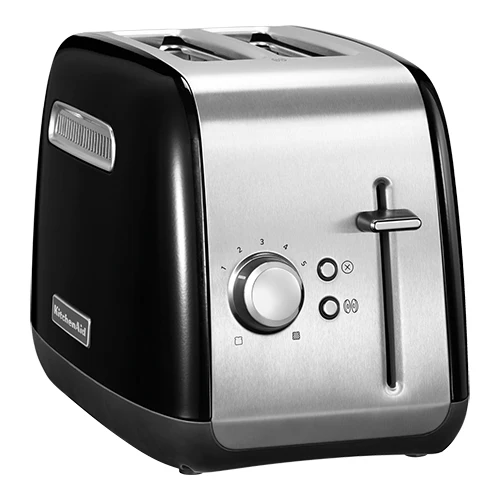 KitchenAid pop-up opekač kruha z 2 režama | Črno nerjaveče jeklo | 1.100 W