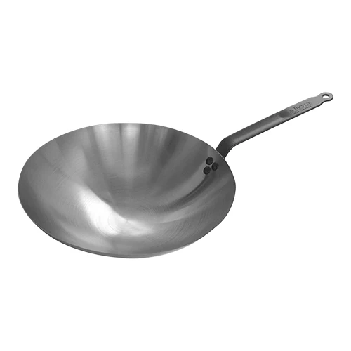 de Buyer Carbone Plus okrogli vok iz štancanega jekla Ø35 cm