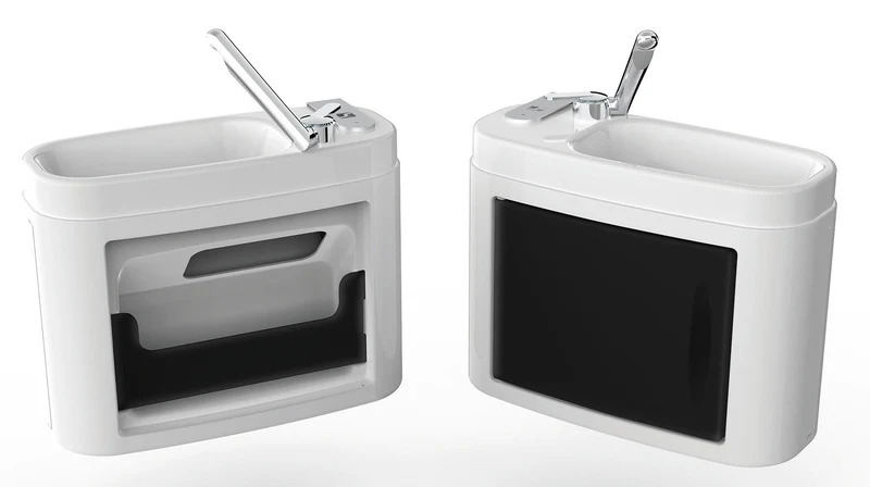 Schwenkbares Waschbecken
