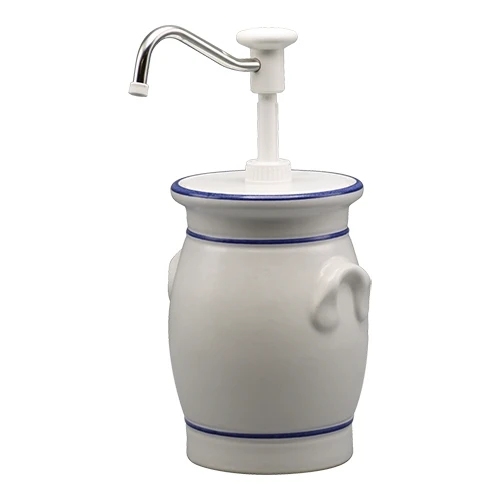 Hovicon keramični dozator za omake, bel | Odmerek 30 ml | 2 L | Ø15 x H33 cm