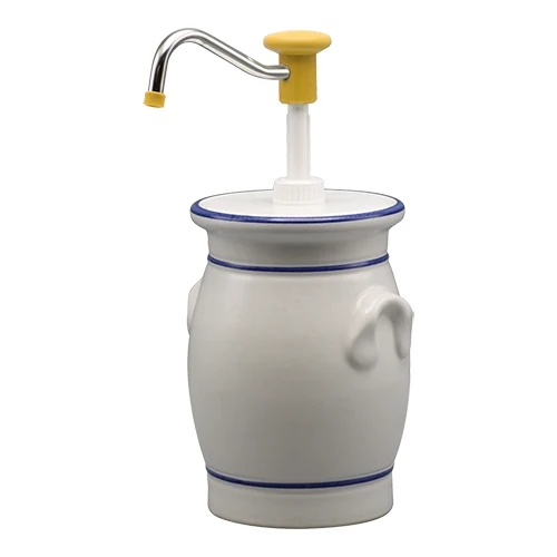 Hovicon keramični dozator za omake, rumen | Odmerek 30 ml | 2 L | Ø15 x H33 cm