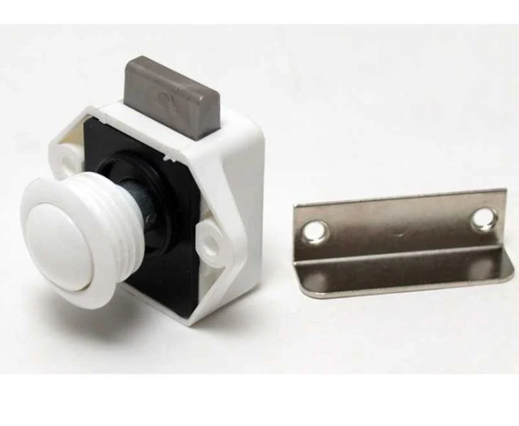 Push Lock Mini - Möbelschloss weiss