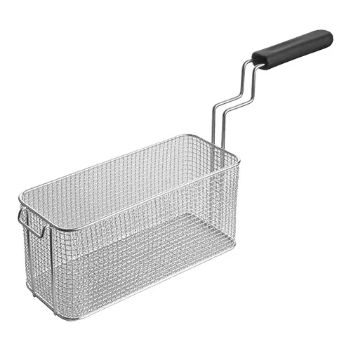 Polovična košara za pomfrit iz nerjavnega jekla za 20 L cvrtnik | Stilfer | 12.5 x 31.5 x V14.5 cm