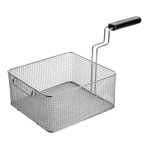 Košara za pomfrit iz nerjavnega jekla za fritezo Stilfer 15 L | 26 x 28 x H12.5 cm