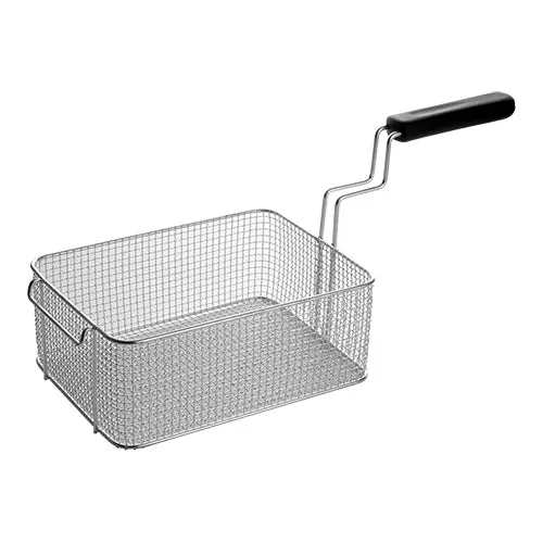 Košara za pomfrit iz nerjavnega jekla za fritezo 9/12L | Stilfer | 21 x 27 x H10 cm